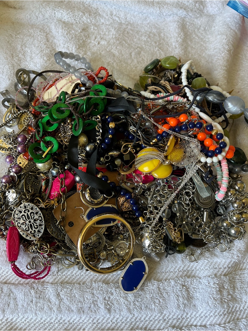 Mixed lot of Costume Jewelry craft jewelry 5lbs - READ Below